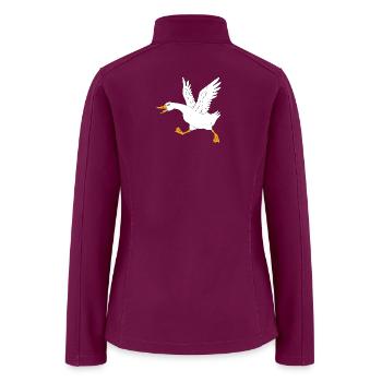 White Goose Sprint - Women’s Soft Shell Jacket - raspberry - Back