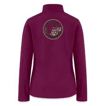 Armchair Manager: Tactical Expert - Women’s Soft Shell Jacket - raspberry - Back