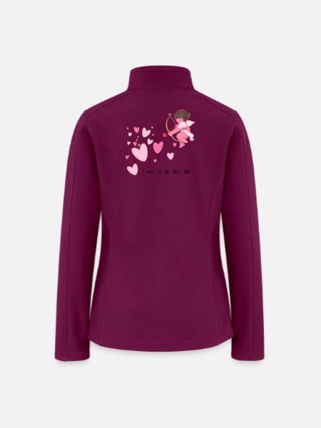 Love is in the air - Women’s Soft Shell Jacket - raspberry