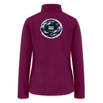 Galactic Mom Stories Beyond the Stars - Women’s Soft Shell Jacket - raspberry - Back