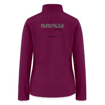 Adrenaline Chemistry Pulse - Women’s Soft Shell Jacket - raspberry - Back