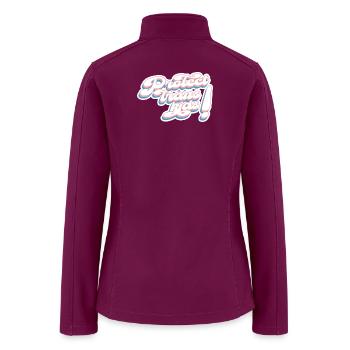 Protect Trans Kids! - Women’s Soft Shell Jacket - raspberry - Back