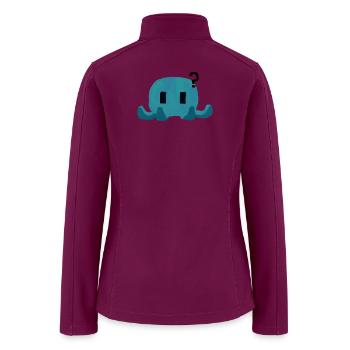Confused - Women’s Soft Shell Jacket - raspberry - Back