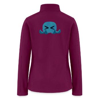 Enthusiastic - Women’s Soft Shell Jacket - raspberry - Back