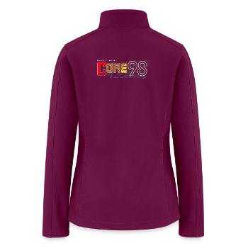 Core 98 Authentic Denim Retro - Women’s Soft Shell Jacket - raspberry - Back