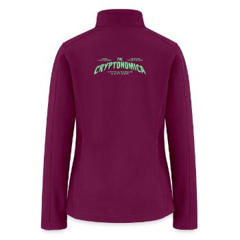 Cryptonomica: Cryptid Museum Logo - Women’s Soft Shell Jacket - raspberry - Back