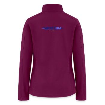 Ghosting Core Neon Emblem - Women’s Soft Shell Jacket - raspberry - Back
