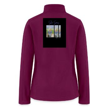 Sea Seas Original - Women’s Soft Shell Jacket - raspberry - Back