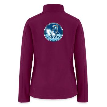 Ice Hockey Winter Sports Shirt – Skating Player Ac - Women’s Soft Shell Jacket - raspberry - Back