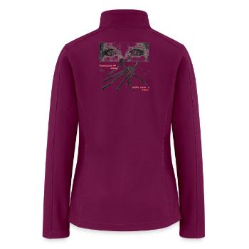 Eyes and Nails of Betrayal - Women’s Soft Shell Jacket - raspberry - Back