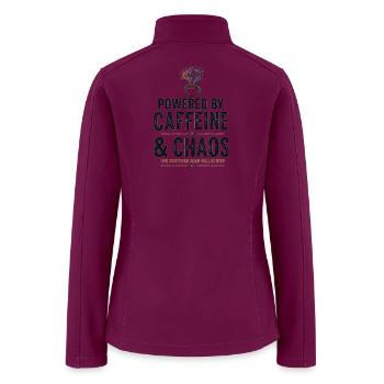Moroccan Cultural Vintage Graphic T-Shirt - Women’s Soft Shell Jacket - raspberry - Back