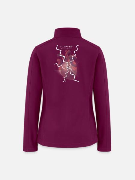 Broken Heart Anatomy Tee - Women’s Soft Shell Jacket - raspberry