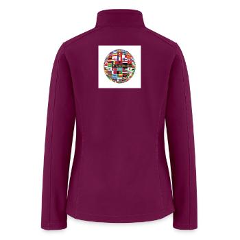 Country  - Women’s Soft Shell Jacket - raspberry - Back