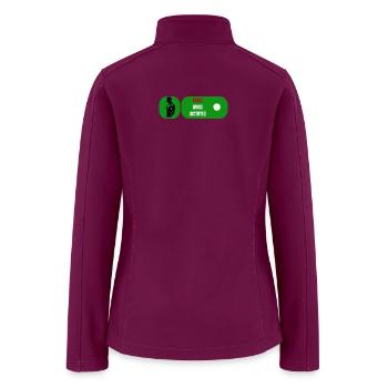 best  Mode Activated Fitness - Women’s Soft Shell Jacket - raspberry - Back
