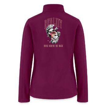 Face  - Women’s Soft Shell Jacket - raspberry - Back