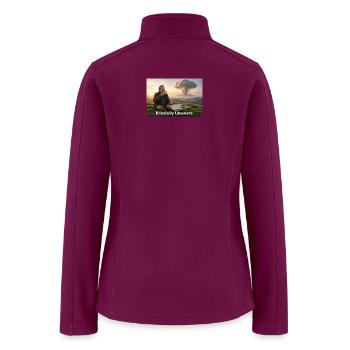 Blissful Unaware - Women’s Soft Shell Jacket - raspberry - Back