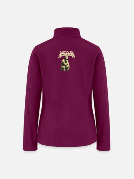 Computo_AI Thinker - Women’s Soft Shell Jacket - raspberry