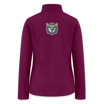 Saint Michael the Archangel - Women’s Soft Shell Jacket - raspberry - Back