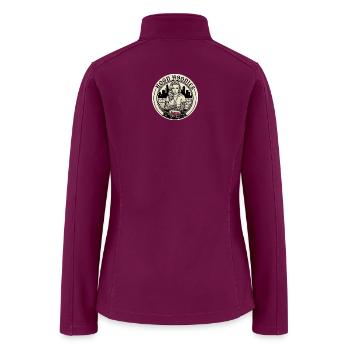 Tattooed City Queen - Women’s Soft Shell Jacket - raspberry - Back