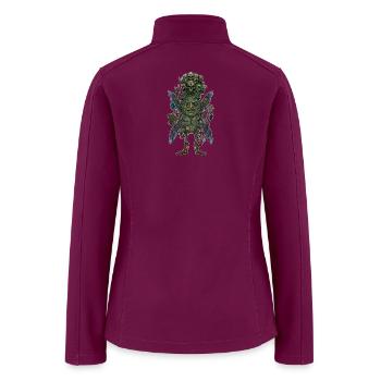 Bogbound Skullstack Goblin #3 - Women’s Soft Shell Jacket - raspberry - Back