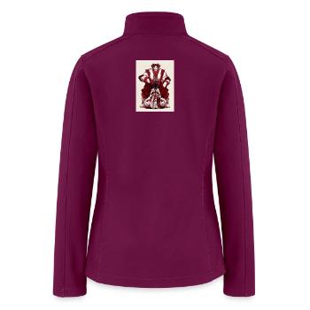 Gothic Matryoshka Queen - Women’s Soft Shell Jacket - raspberry - Back