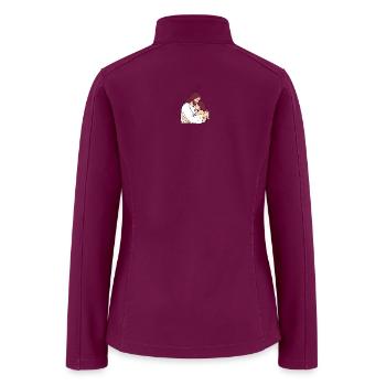 John 3:16 - Women’s Soft Shell Jacket - raspberry - Back