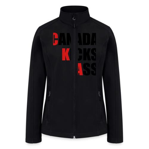 Canada Kicks Ass Vertical - Women’s Soft Shell Jacket