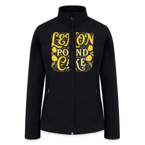 Lemon Pound Cake Vintage Flourish - Women’s Soft Shell Jacket
