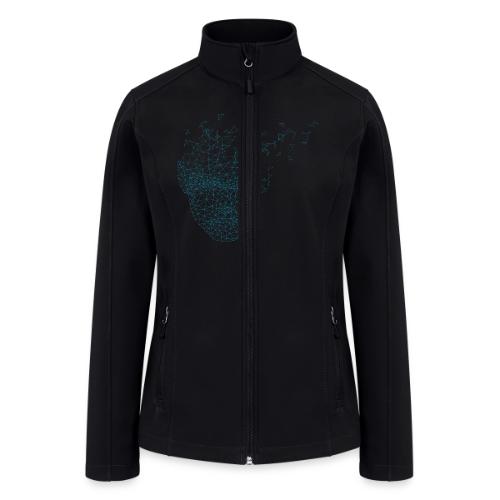 Geometric brain logo - Women’s Soft Shell Jacket