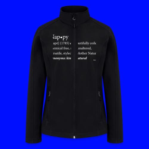 The original Nappy Definition By Global Couture - Women’s Soft Shell Jacket