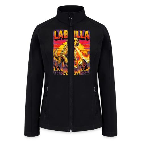 Labzilla Giant Yellow Labrador Monster Tee - Women’s Soft Shell Jacket
