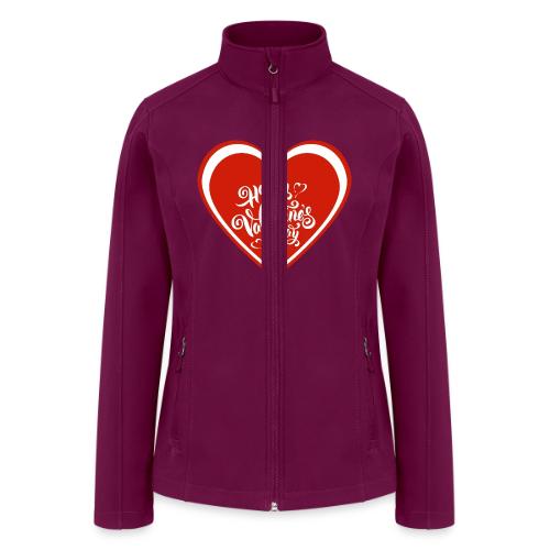 Hearts Love February Valentine's Day February 14 - Women’s Soft Shell Jacket