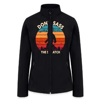 Bigfoot - Women’s Soft Shell Jacket - black - Front