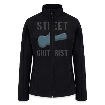 Street Guitarist Guitar Case - Women’s Soft Shell Jacket - black - Front