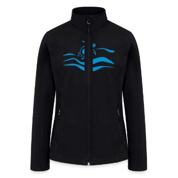 Sea Turtle - Women’s Soft Shell Jacket - black - Front
