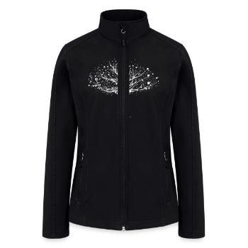 A white tree - Women’s Soft Shell Jacket - black - Front