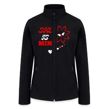 Vive La Saint Valentine - Women’s Soft Shell Jacket - black - Front