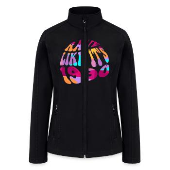 Rave like its 1990 - Women’s Soft Shell Jacket - black - Front