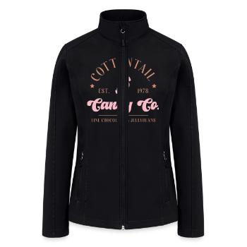 Cotton Tail Candy Company - Women’s Soft Shell Jacket - black - Front
