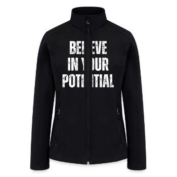 Inspirational and Motivational Quotes for Success - Women’s Soft Shell Jacket - black - Front