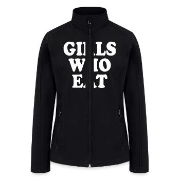 Girls who eat - Women’s Soft Shell Jacket - black - Front