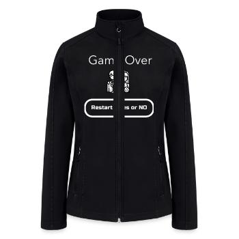 Game Over Husband - Women’s Soft Shell Jacket - black - Front