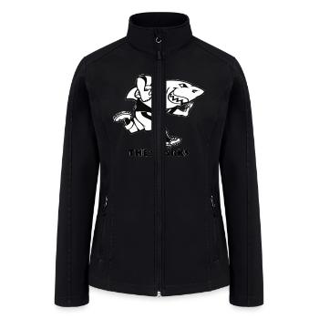 Sharks Rugby - Women’s Soft Shell Jacket - black - Front