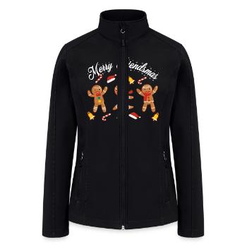Best Friends Christmas - Women’s Soft Shell Jacket - black - Front