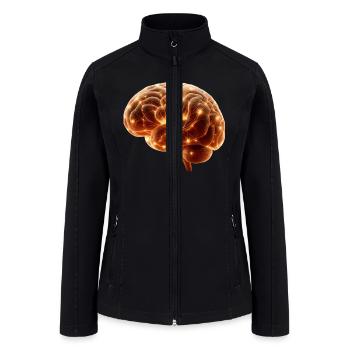 Brilliant Human Brain - Women’s Soft Shell Jacket - black - Front