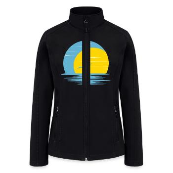 Sea Life - Women’s Soft Shell Jacket - black - Front
