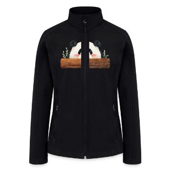 HEYE🐼Giant Panda - Women’s Soft Shell Jacket - black - Front