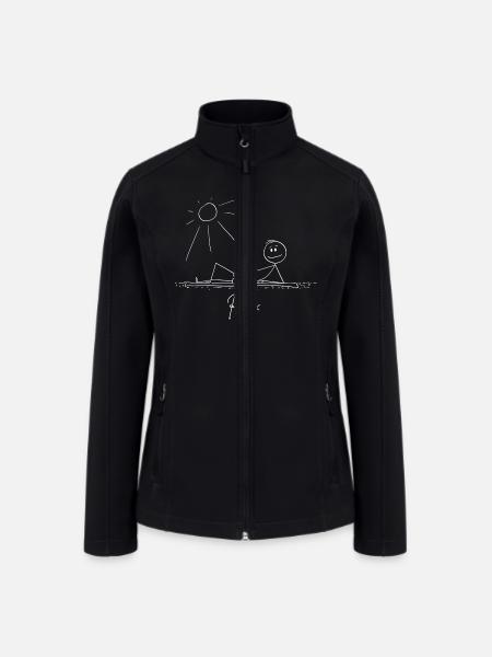 sketchMan - Women’s Soft Shell Jacket - black