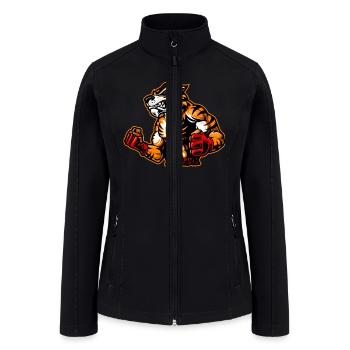 kick_boxer_tiger - Women’s Soft Shell Jacket - black - Front