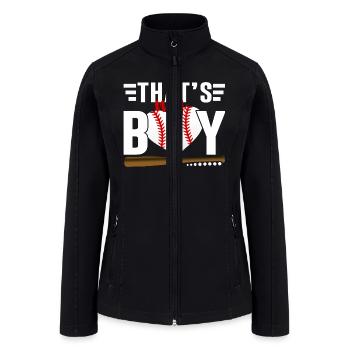 That's Boy - Women’s Soft Shell Jacket - black - Front